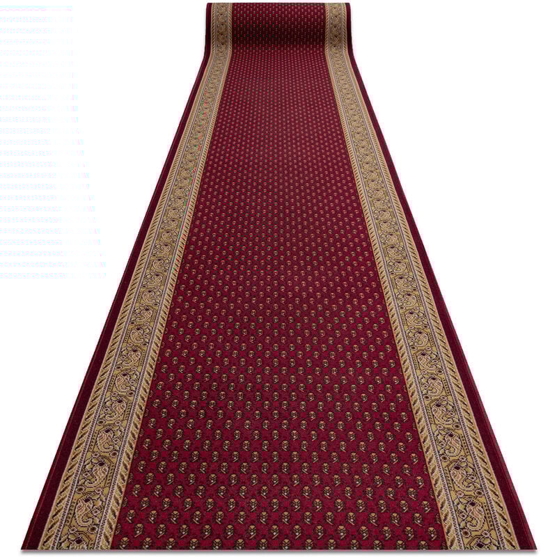 TAPIS DE COULOIR ANTIDÉRAPANT INCA bordeaux 100cm red 100x1000 cm