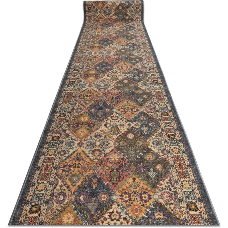 Rugsx - Tapis de couloir antidérapant modern classic beige / gris classique 19 120cm multicolour 120x120 cm