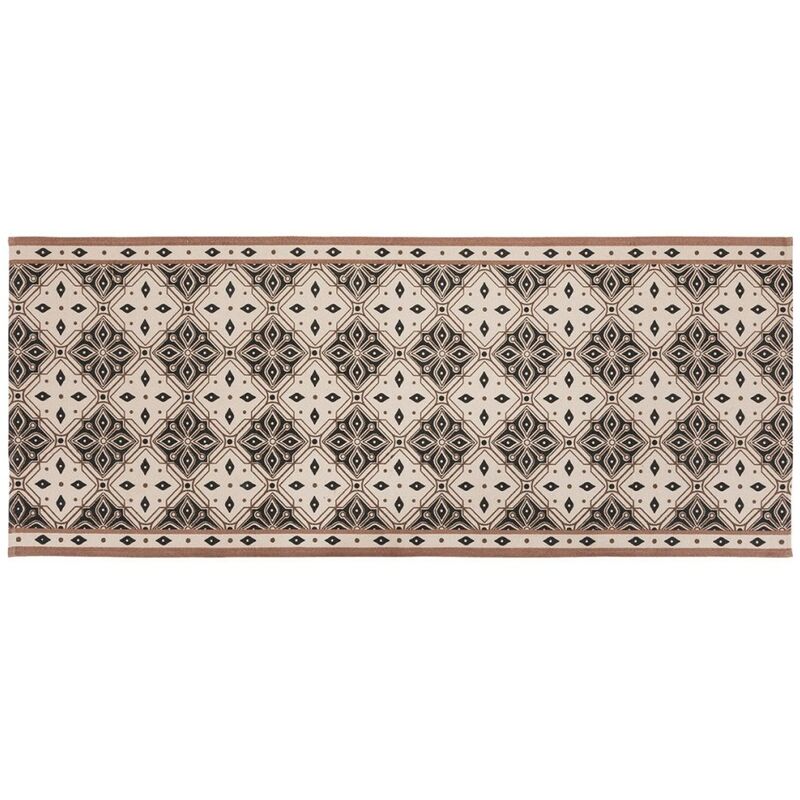 Atmosphera - Tapis de couloir antidérapant Mosaïque 80x200 cm