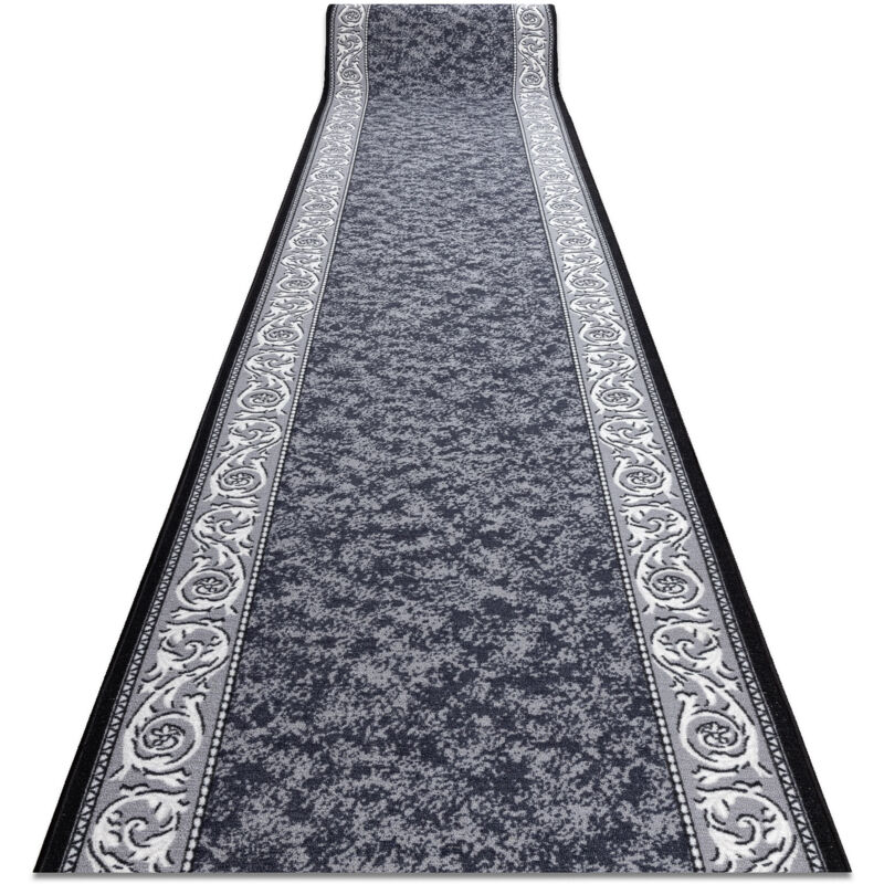 Tapis de couloir antidérapant romantic Ornement, antidérapant gris 80 cm grey 80x220 cm