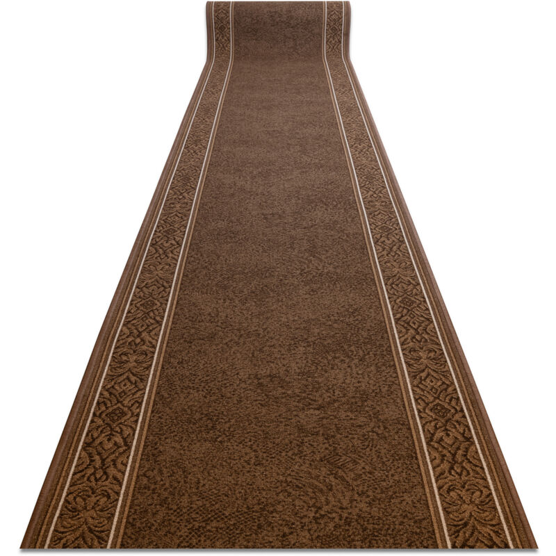 Tapis de couloir antidérapant st.tropez Cadre antidérapant marron 80cm brown 80x190 cm