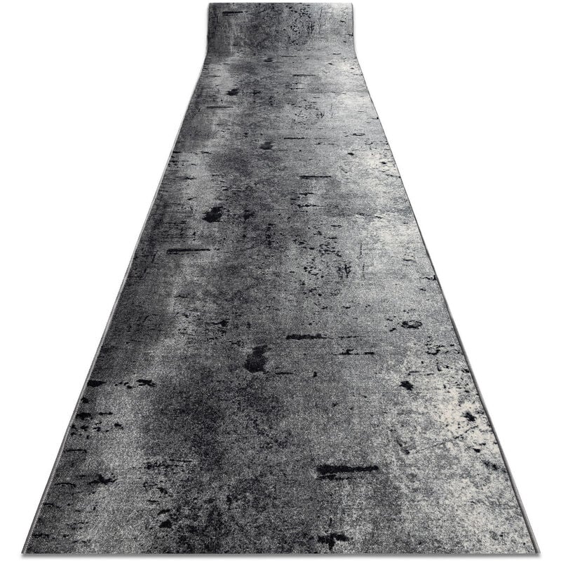 TAPIS DE COULOIR antidérapant MARL Béton la gomme gris 80 cm grey 80x310 cm
