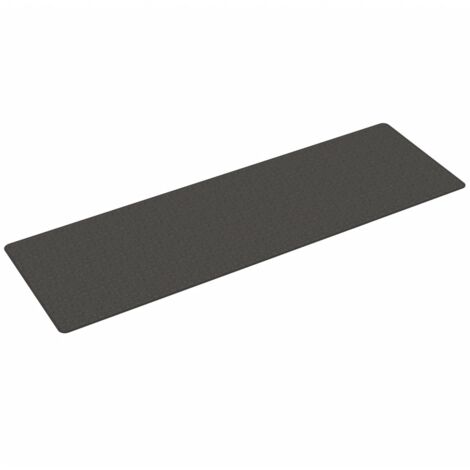 Tapis de couloir aspect sisal anthracite 80x250