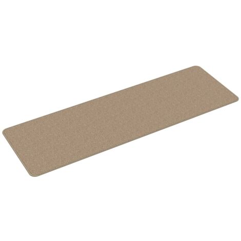 Tapis de couloir aspect sisal sable 50x150