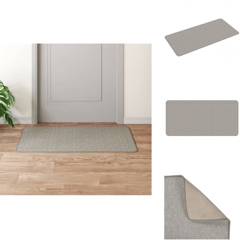 Vidaxl - Tapis de couloir aspect sisal taupe 50x100 cm - Tapis De Couloir - Tapis Entrée - Tapis Sisal - Tapis Taupe - Tapis Décoratif