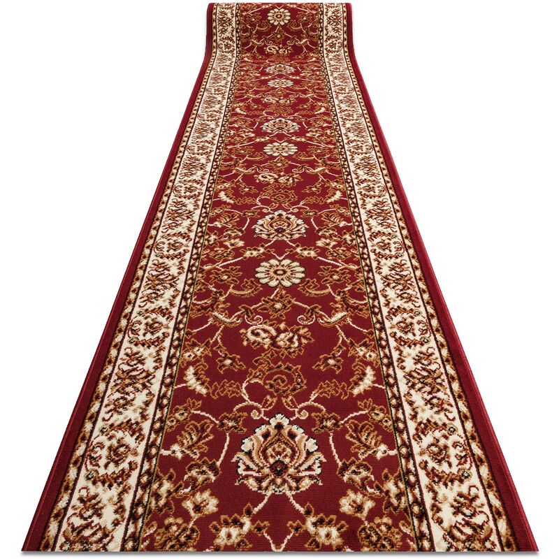 Tapis de couloir bcf morad Klasyk classique bordeaux 80 cm red 80x300 cm
