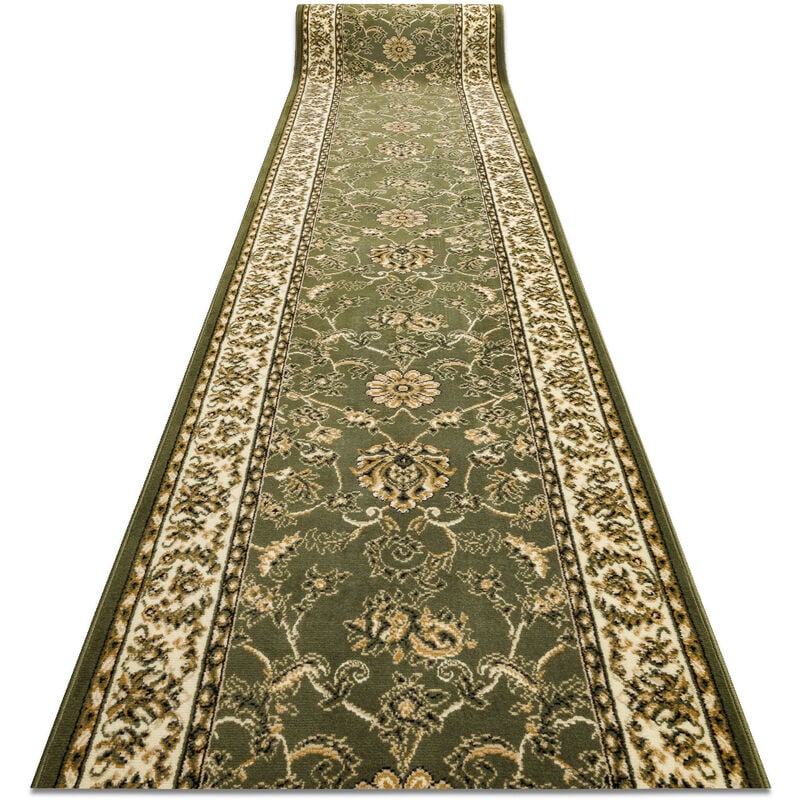 Tapis de couloir bcf morad Klasyk classique olive verte 70 cm green 70x100 cm