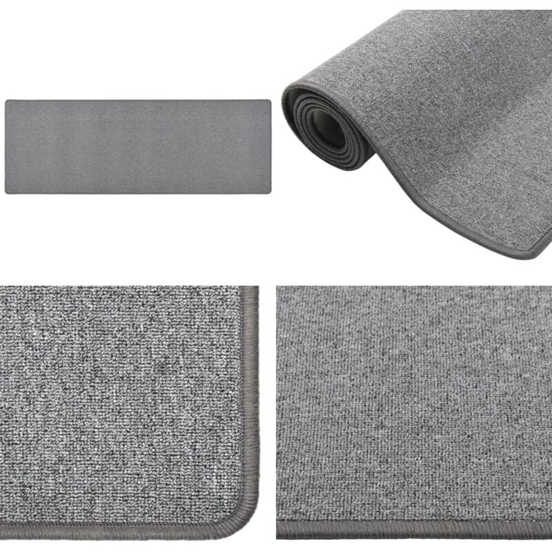 Tapis de couloir Gris foncé 80x250 cm - Tapis De Couloir - Tapis Intérieur - Tapis Moderne - Tapis Design - Tapis Gris - Home & Living
