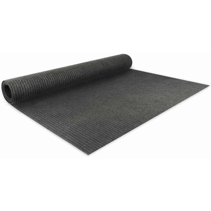 Karat - Tapis de couloir Pour Événement Atlas Anthracite 100 x 150 cm