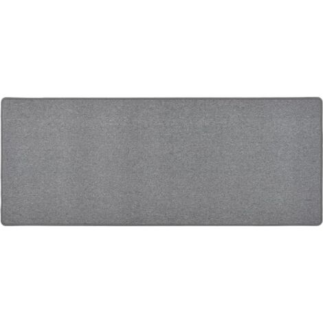 Tapis de couloir-Tapis de salon-Tapis Chambre-Tapis d'intérieur Gris foncé 80x200 cm 272509