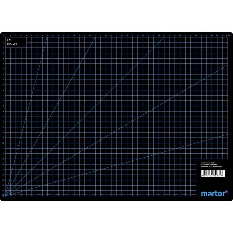 Martor Tapis de coupe plastique (l x l x h) 440 x 320 x 3 mm noir 1 pc(s)