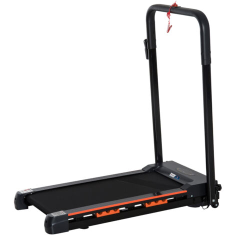Tapis de course électrique de marche - 370 W pliable télécommande écran LCD vitesse 1-6 Km/h