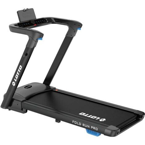Tapis de course électrique Lotto Fold Run Pro, 100% pliable,4HP, Max 150kg,Inclinaison automatique,Computer LED,1-18 km/h,130x48 cm