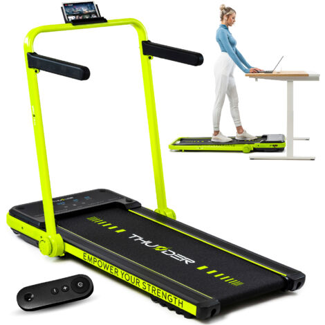 Tapis de course électrique Thunder® IMPACT-LIME pliable