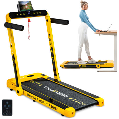 Tapis de course électrique Thunder® RACE-GOLD pliable