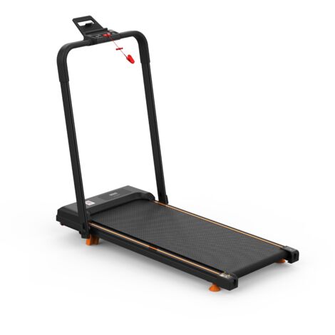 Tapis de course pliable 2 en 1, 3 modes avec audio Bluetooth, inclinaison jusqu'à 10 %, charge maximale 120 kg, antidérapant, Noir