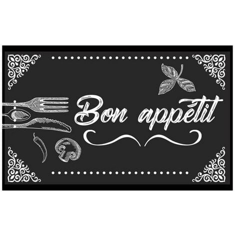 Tapis de cuisine 60 x 40 cm - Dessous PVC