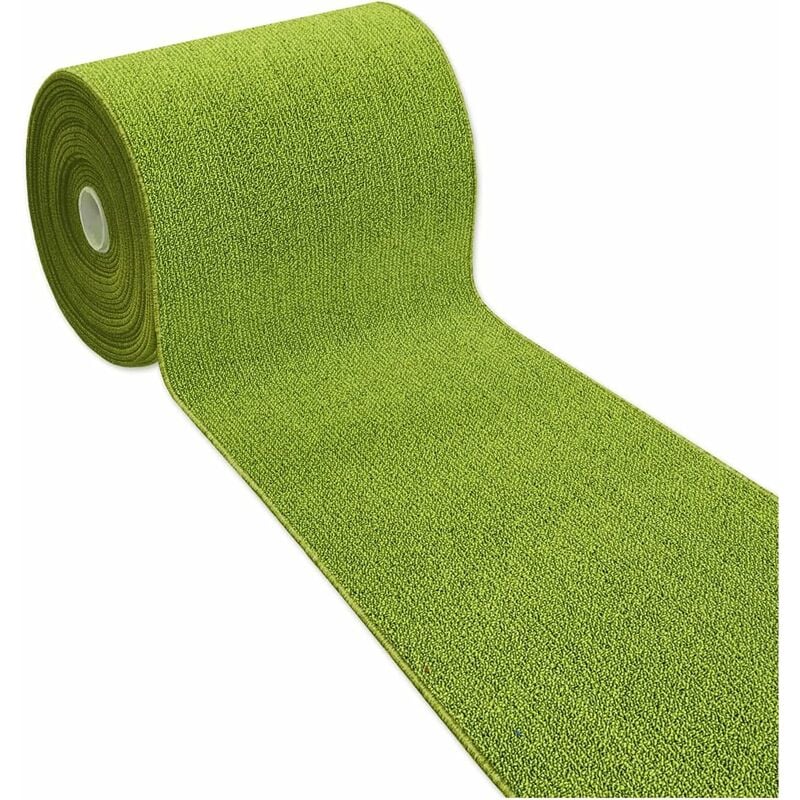 Emmevi Mv S.p.a. - Tapis de Cuisine Antidérapant Moderne Polyvalent Chambre Couloir Couleur unie Vert - 57x300 cm