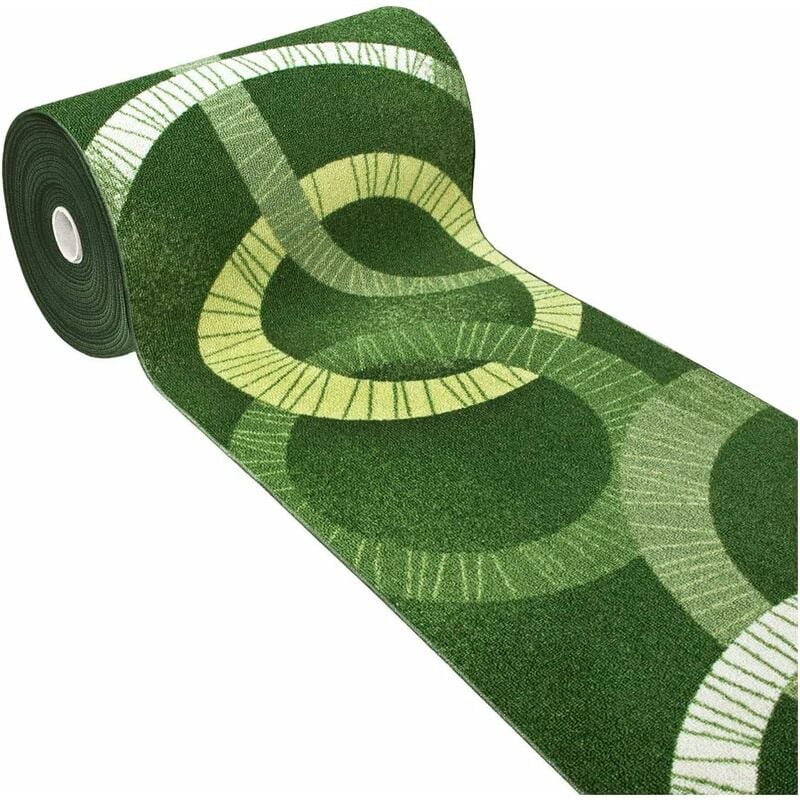 Emmevi Mv S.p.a. - Tapis de Cuisine Antidérapant Moderne Polyvalent Chambre Couloir Vert - 57x240 cm