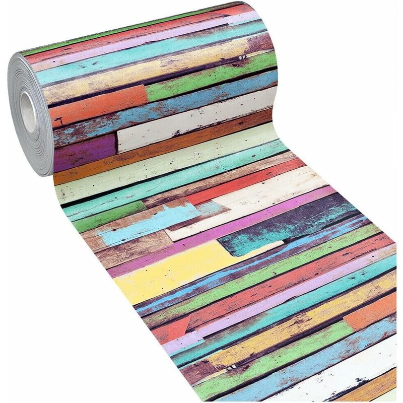 Emmevi Mv S.p.a. - Tapis De Cuisine En pvc AntiTaches Motif Bandes Colorées Decoupable Antidérapant Lavable - 51x450 cm