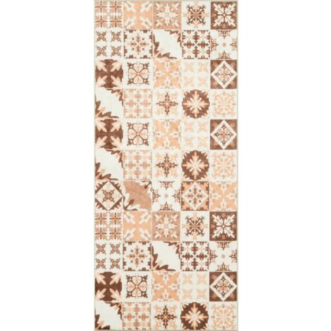Tapis de cuisine imprimé Intérieur Azulejo Carreaux de ciment - 80 x 300 cm
