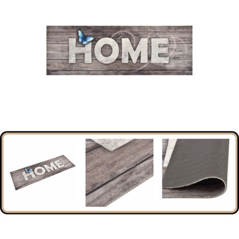 Tapis de cuisine lavable Home 60x180 cm - Tapis De Cuisine - Tapis Absorbant - Tapis Entrée - Tapis Intérieur - Tapis Décoratif