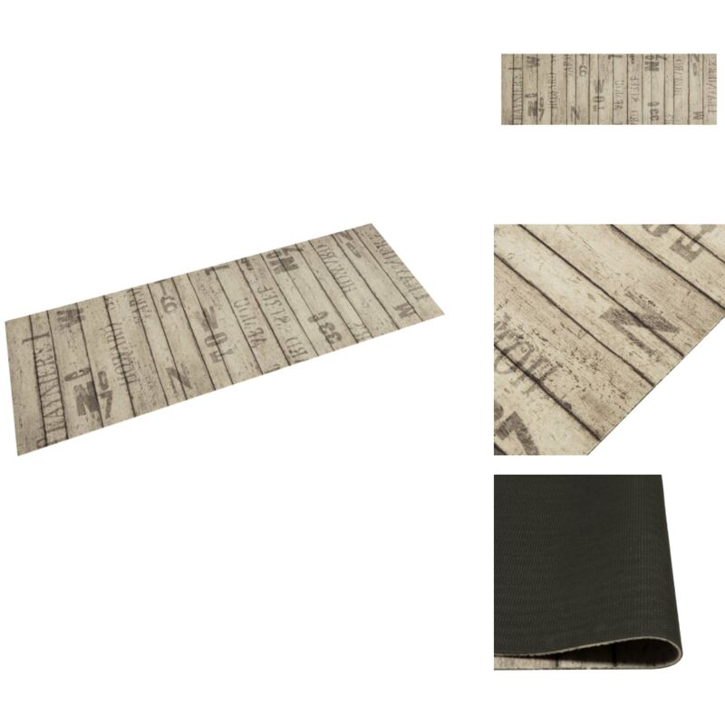 Vidaxl - Tapis de cuisine lavable impression de clôture 60x180cm velours - Tapis De Cuisine - Tapis Absorbant - Tapis Décoratif - Tapis Salle à