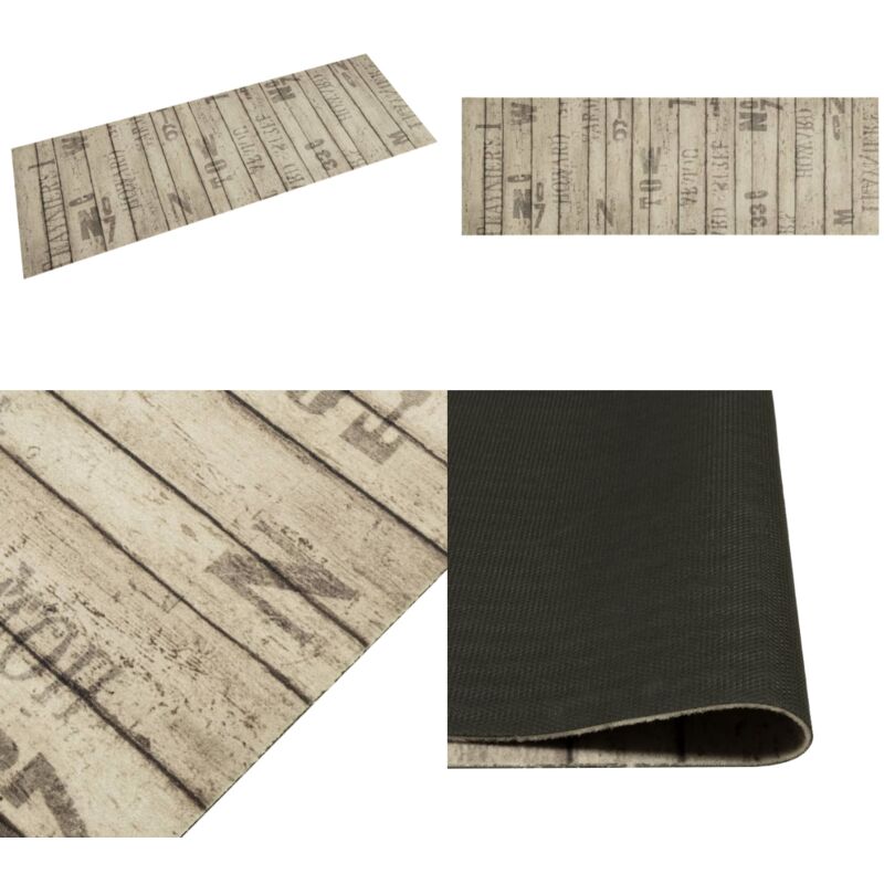 Tapis de cuisine lavable impression de clôture 60x180cm velours - Tapis De Cuisine - Tapis Absorbant - Tapis Décoratif - Tapis Salle à Manger - Tapis