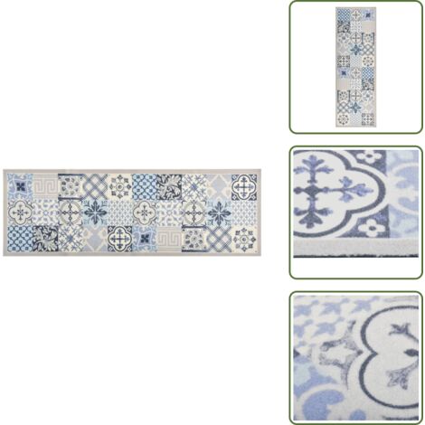 Tapis de cuisine lavable Mosaïque 60x300 cm - Tapis De Cuisine - Tapis Absorbant - Tapis Décoratif - Tapis Entrée - Tapis Salon