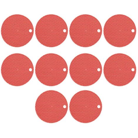 Tapis de cuisine rond en silicone résistant à la chaleur - Accessoire de cuisine C