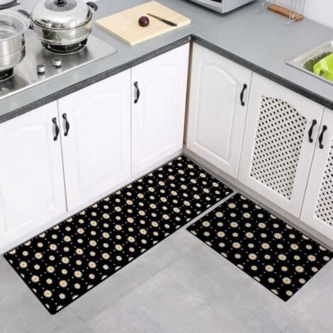 Tapis de Cuisine Une Piece Absorbant de l'eau Antidérapant Imprime 50 x 180 cm 04