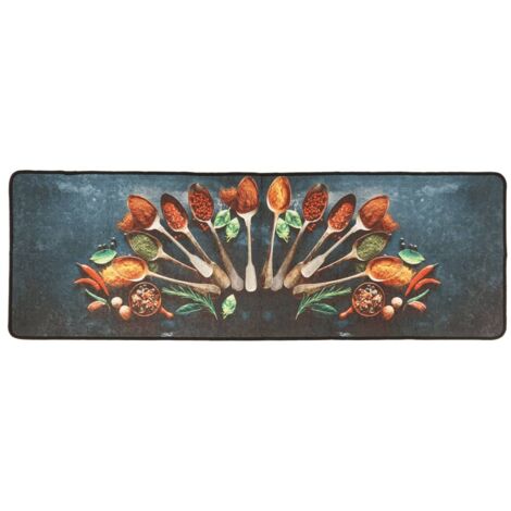 Tapis de cuisine，Tapis de sol multicolore 60x180 cm lavable antidérapant CFW635336