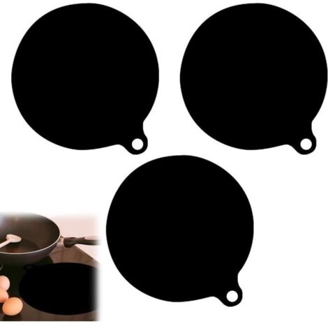 Tapis de cuisson à induction en silicone,3pcs Tapis de plaque de cuisson à induction Protection anti-rayures Réutilisable Tapis