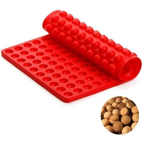 Tapis de cuisson en silicone hémisphérique avec boutons, idéal pour biscuits et friandises pour chiens