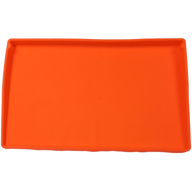 Tapis de cuisson pliable en silicone résistant à la chaleur pour barbecue extérieur, 17 pouces