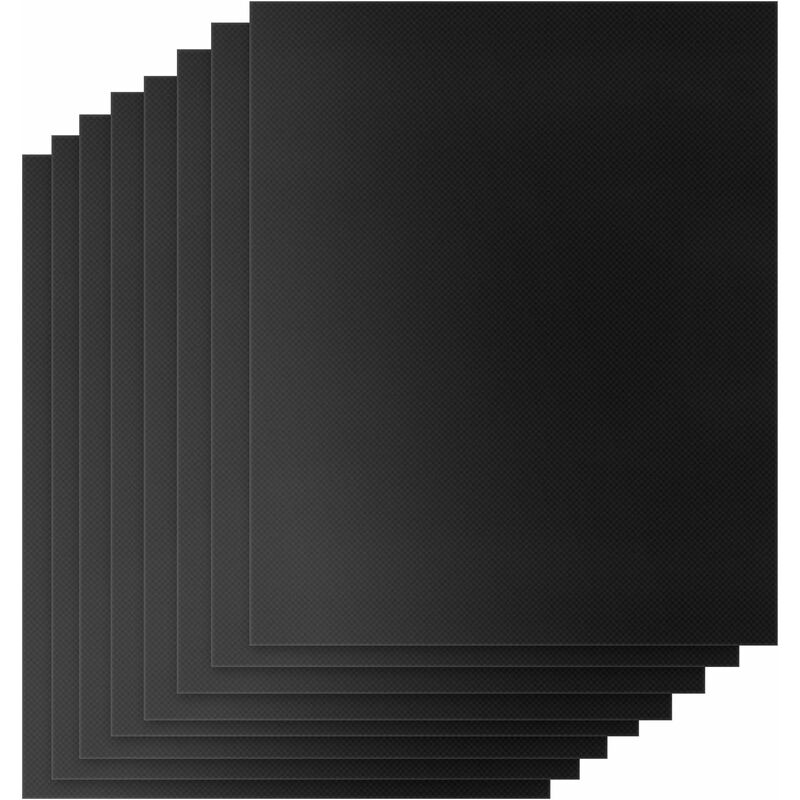Tapis de Cuisson pour Barbecue,Set de 8 Feuilles de BBQ Réutilisable Extérieur