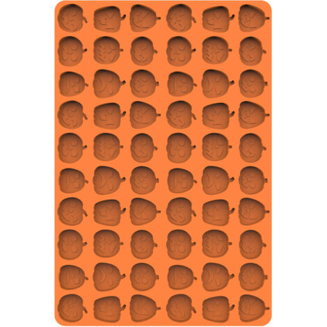 Tapis de Cuisson pour Biscuits pour Chiens Orange - Silicone Renforcé 2,5 cm pour Cuisson Homogène