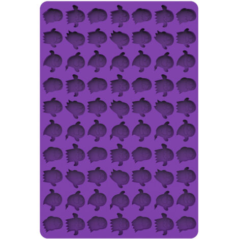 Tapis de Cuisson pour Biscuits pour Chiens Violet - Silicone Épais 2,5 cm, Moule à Découpes pour Friandises Canines