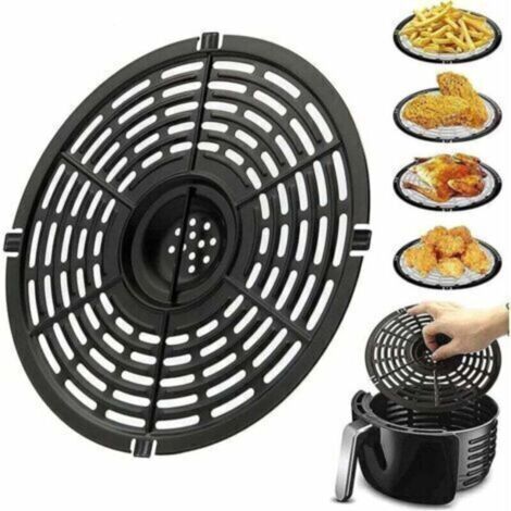 Tapis de cuisson réutilisables pour friteuse à air, grille de cuisson antiadhésive pour friteuse à air, grille de remplacement pour friteuse à air, pour la cuisson de viandes et légumes grillés