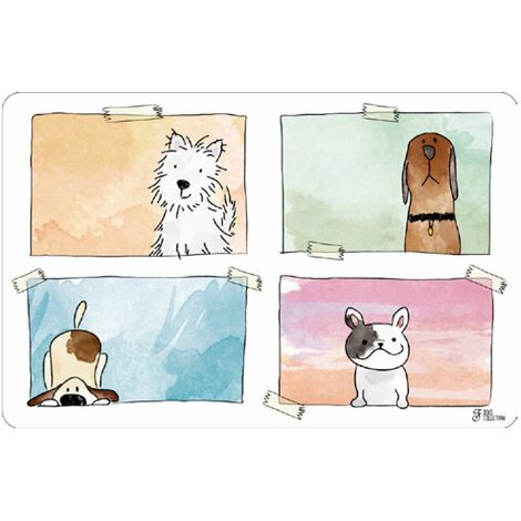 Tapis de dessous de cuvette en polypropylène pour chiens