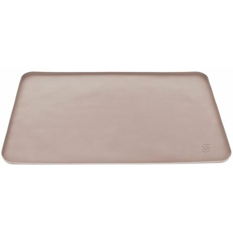 Tapis de dessous de lit en silicone de couleur colombe pour chiens et chats