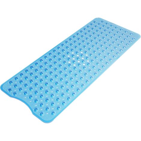 Tapis De Douche Anti-dérapant - 40 x 16 Pouces - Avec Ventouses Et Trous D’évacuation - Pour Baignoire Et Cabine De Douche - 1 Pièce