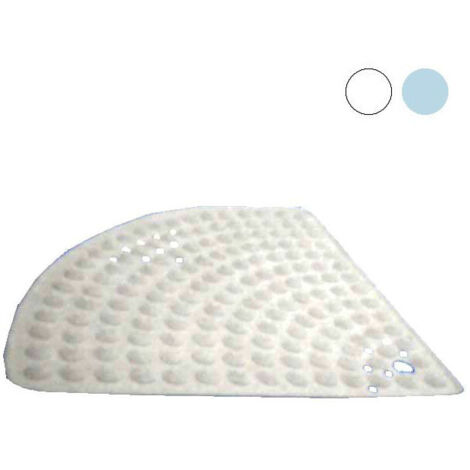 Tapis de douche antidérapant anglé. Bleu cm 60 Ridap