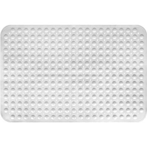 Tapis de douche antidérapant pour lintérieur de la douche Tapis de douche antidérapant anti-moisissure 60 x 90 cm blanc
