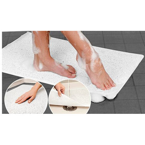 Tapis de douche Antigua - Blanc