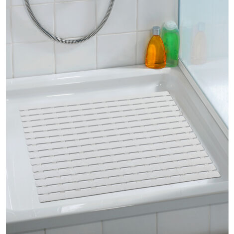 Tapis de douche Arinos blanc