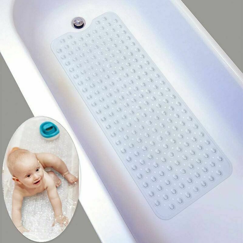 Tapis de douche, baignoire antidérapante, tapis de bain, tapis de bain antidérapant pour baignoire, caoutchouc naturel avec super ventouses,