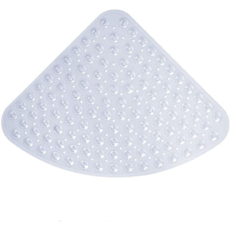 Tapis de douche/baignoire carré antidérapant, anti-moisissure et lavable en machine