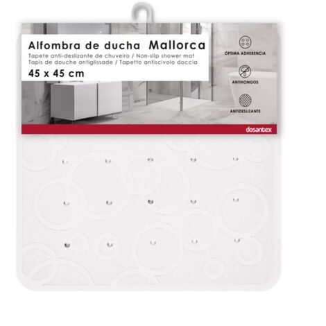Tapis de douche blanc 45x45cm