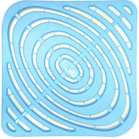 Tapis de douche carré en plastique "Gemma" - Bleu - 54 x 54 cm - Livraison gratuite